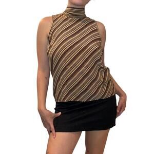 Vintage Jones New York High Neck Silk Blouse